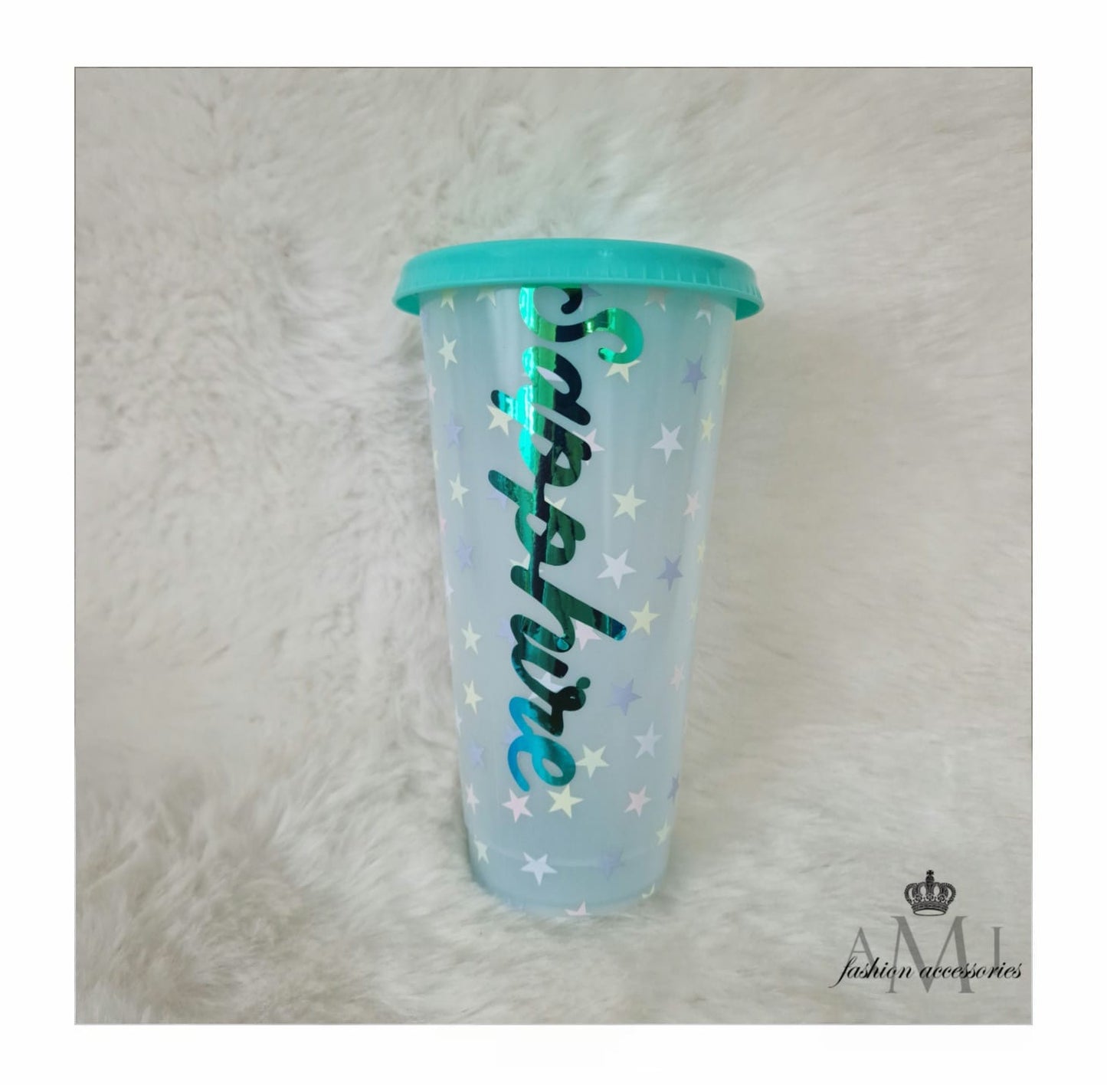 Star Coffee Tumbler With Straw